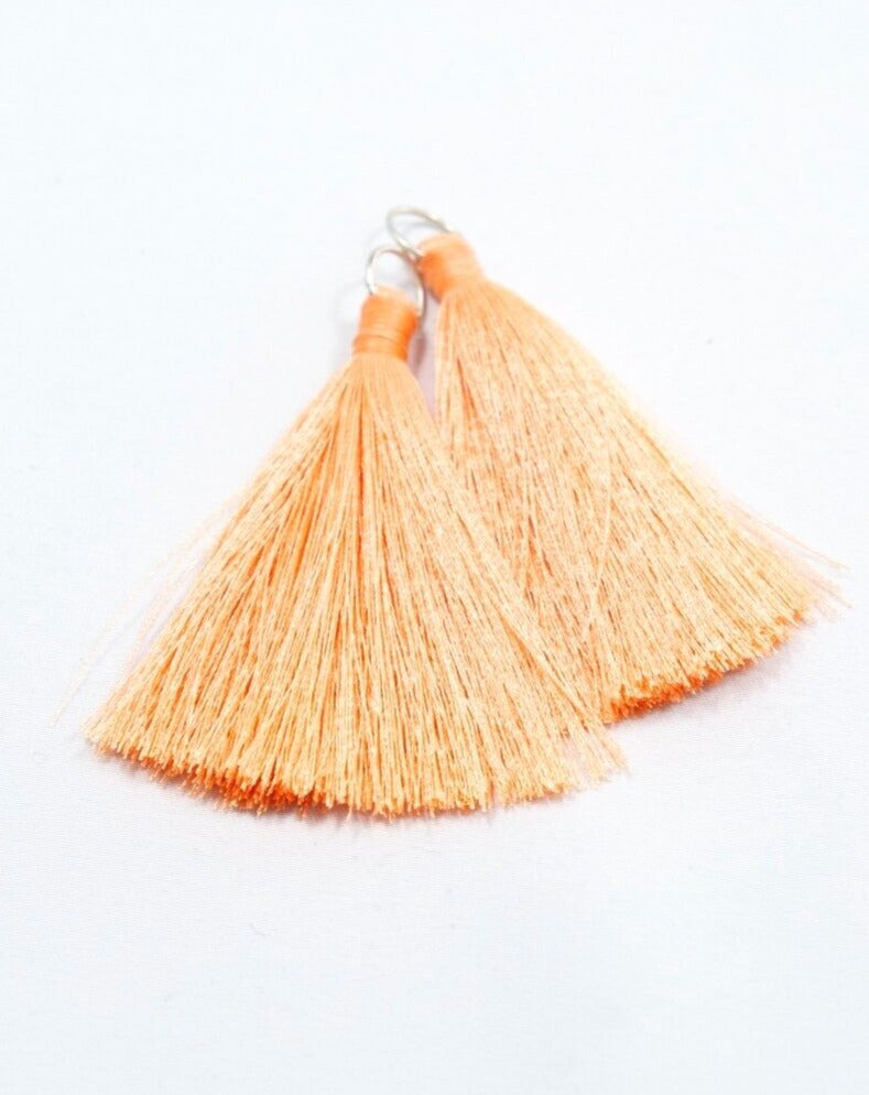 Peach Silk Tassel