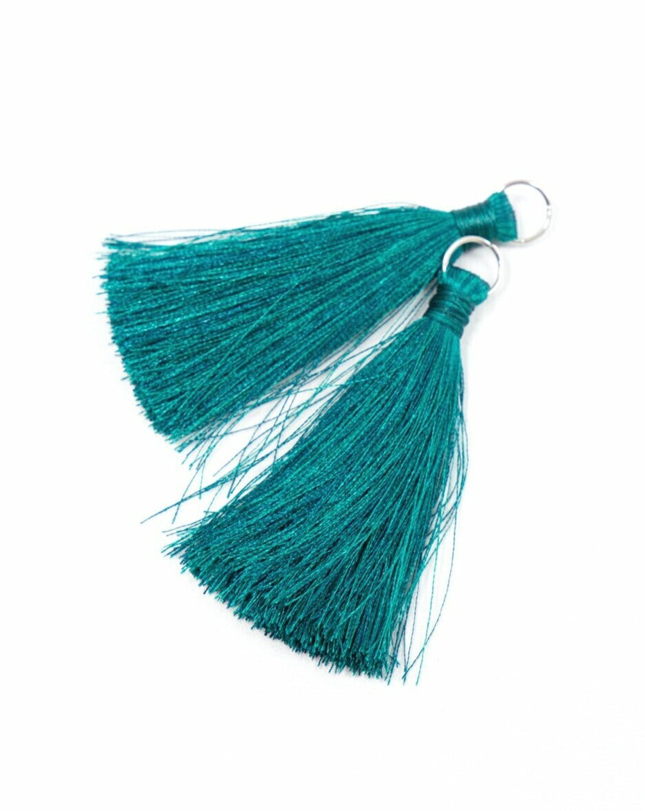 Pine Green Silk Tassel