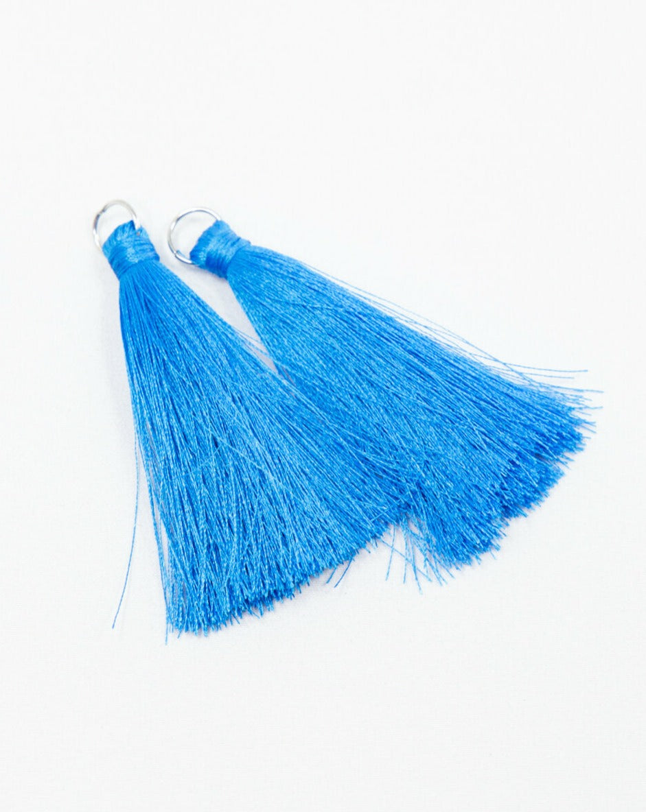 Power Blue Silk Tassel
