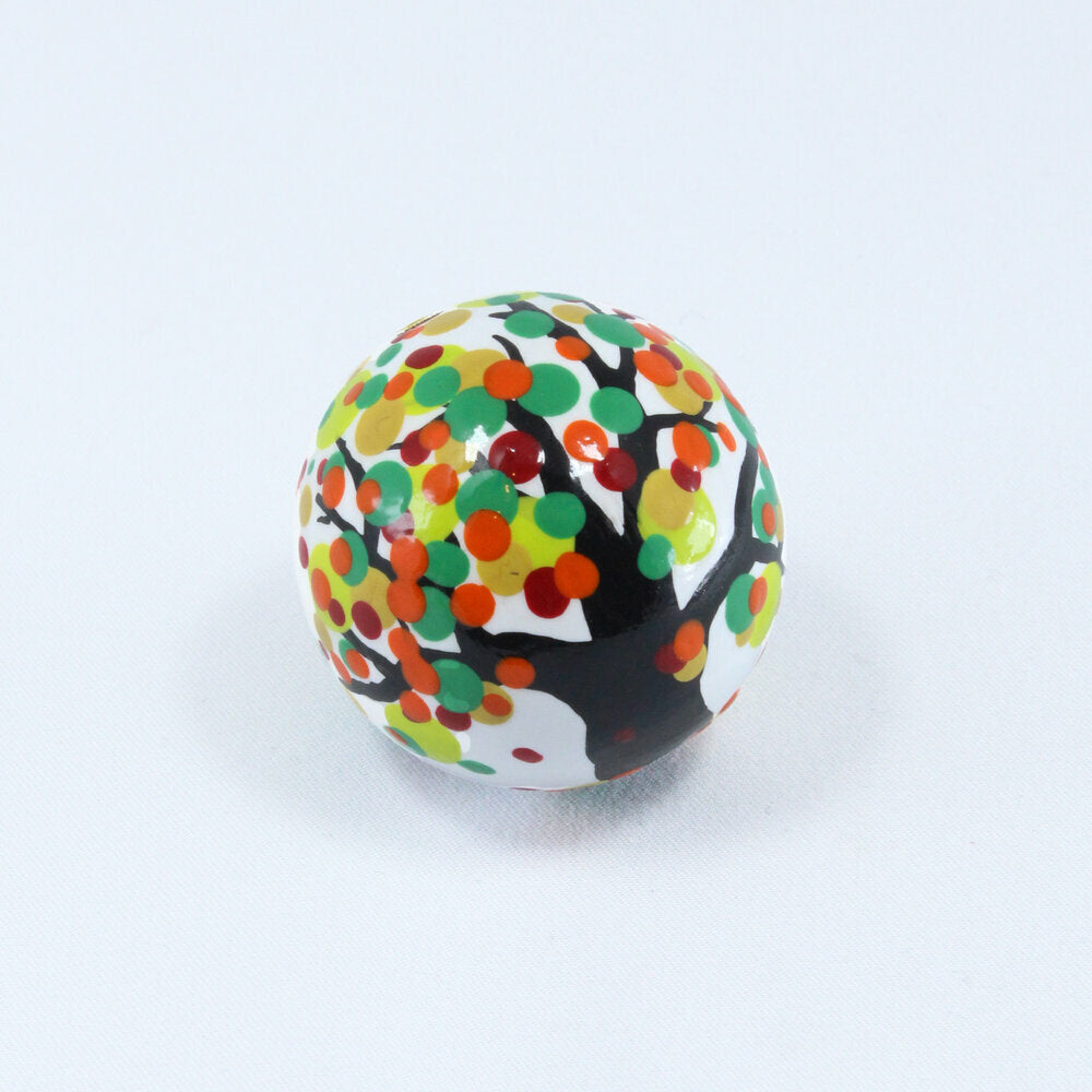 Rainbow Trees Wooden Bead