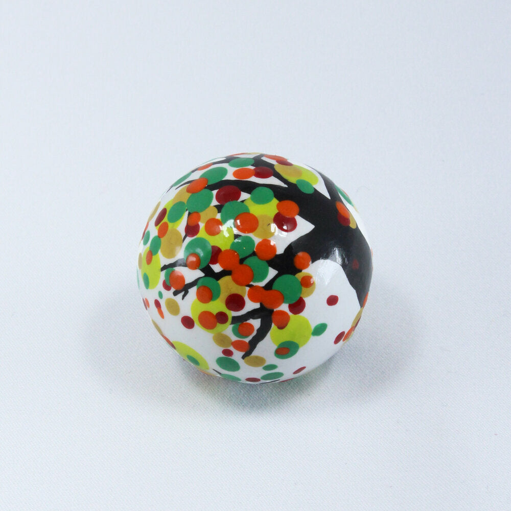 Rainbow Trees Wooden Bead