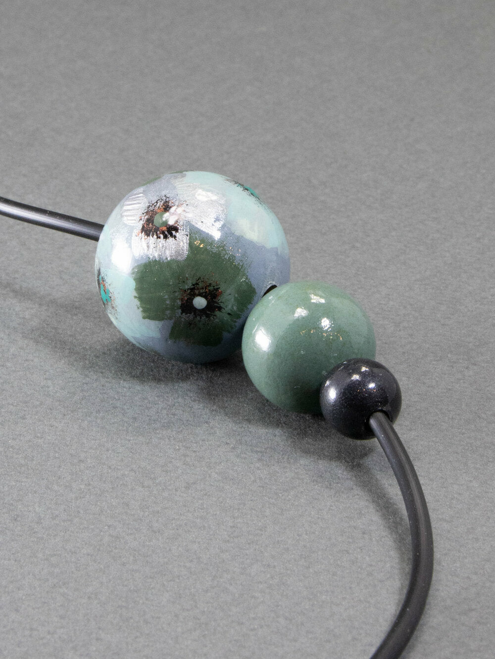 Rainy Garden Wooden Beads Set