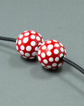 Red Wooden Beads Set 4