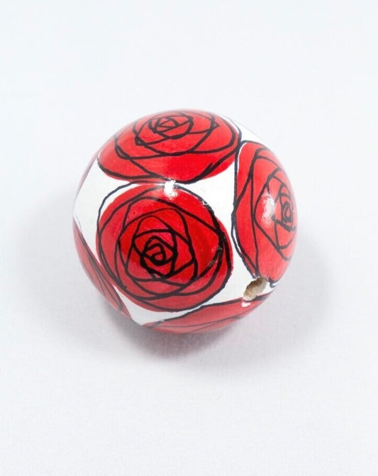 Roses Wooden Bead