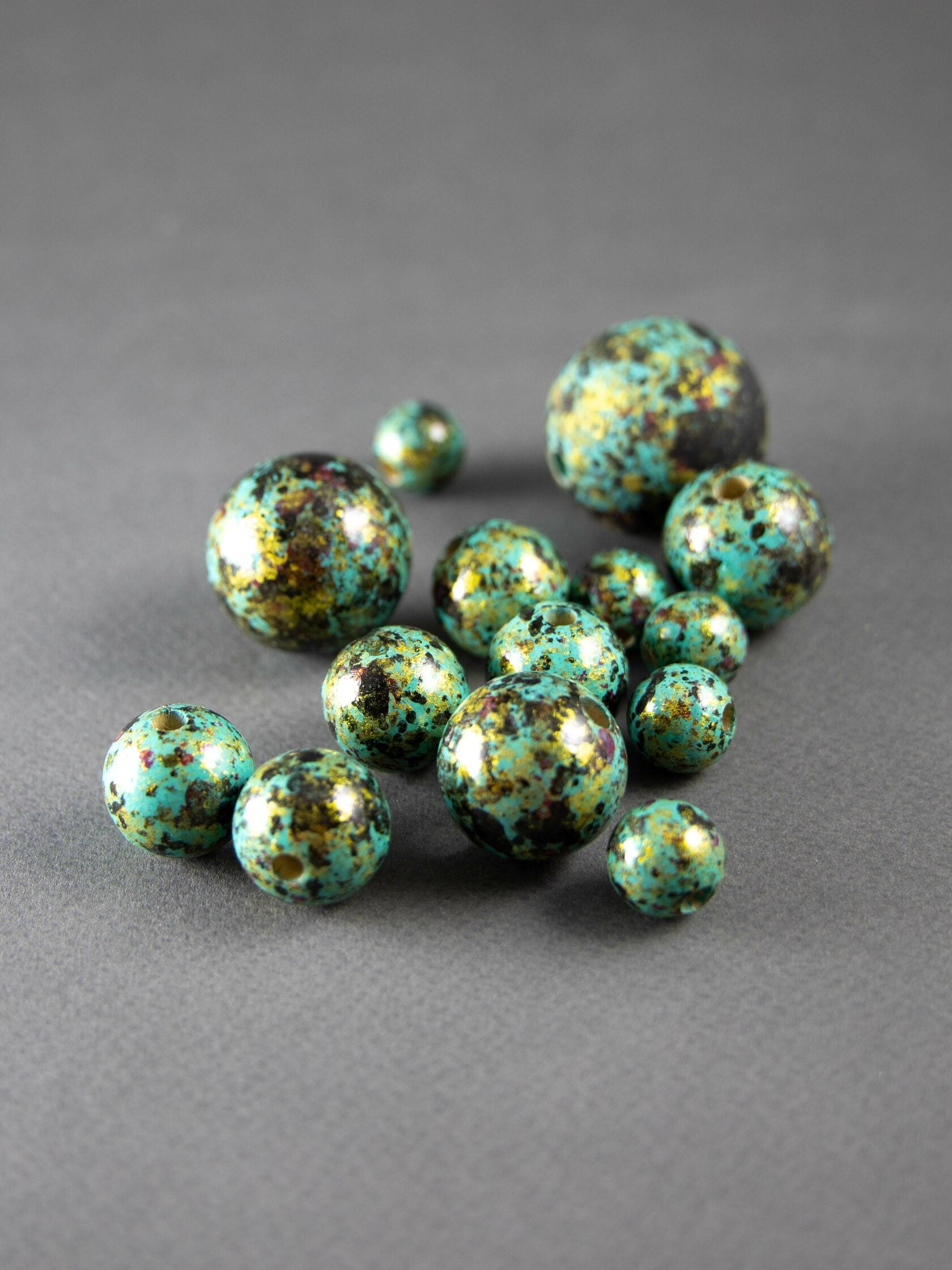 Splash Wooden Bead 2