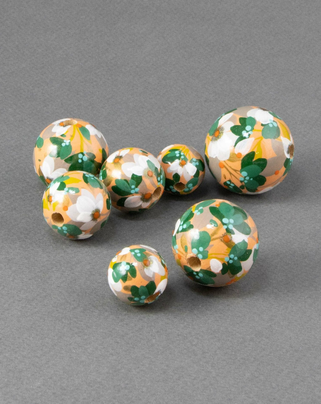 Spring Bouquet Wooden Bead