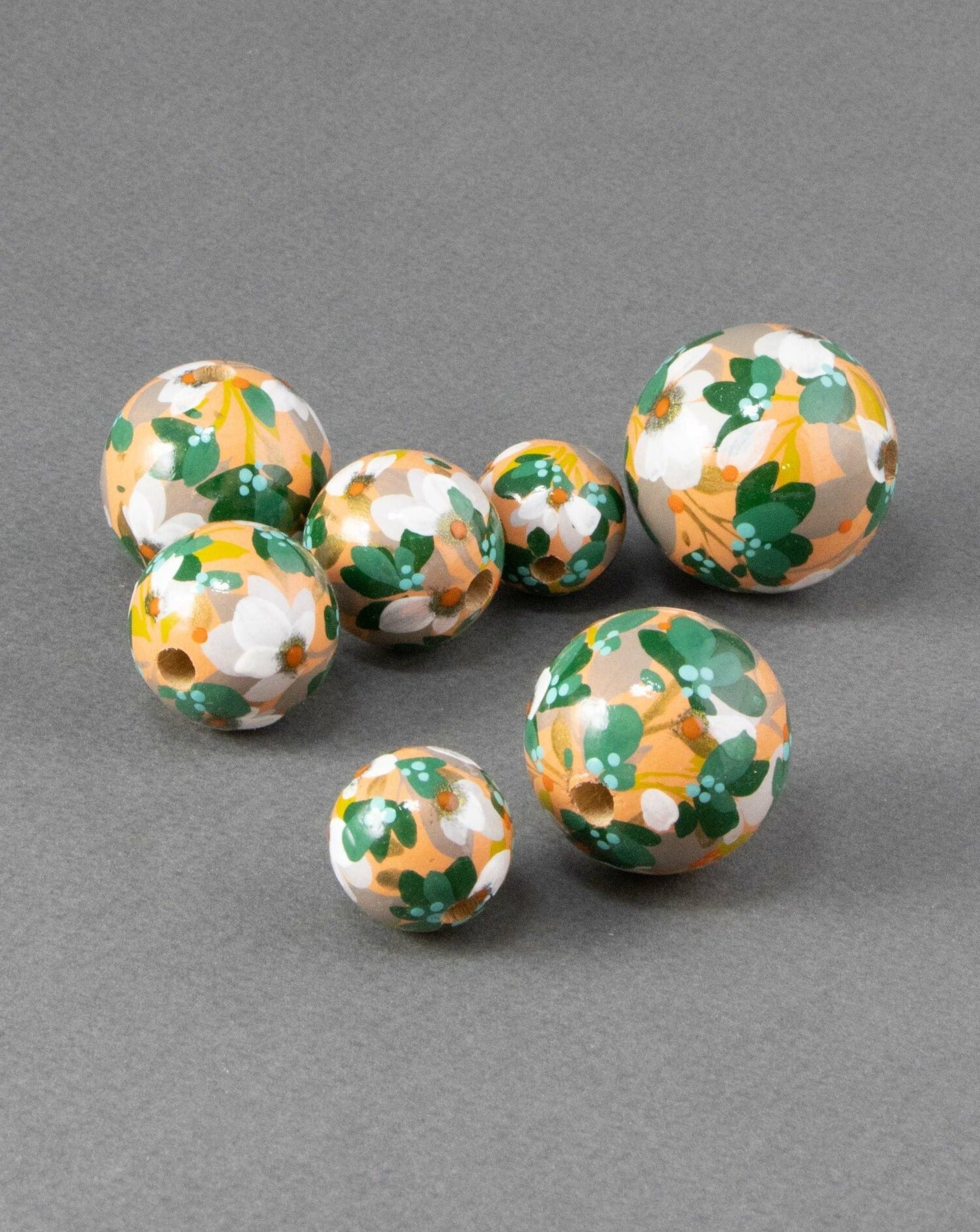 Spring Bouquet Wooden Bead