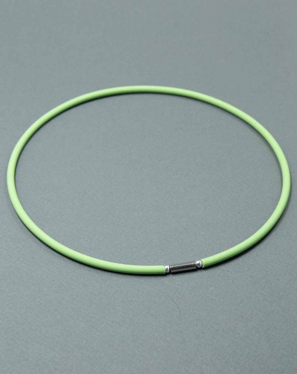 Mint Green Caoutchouc Collar