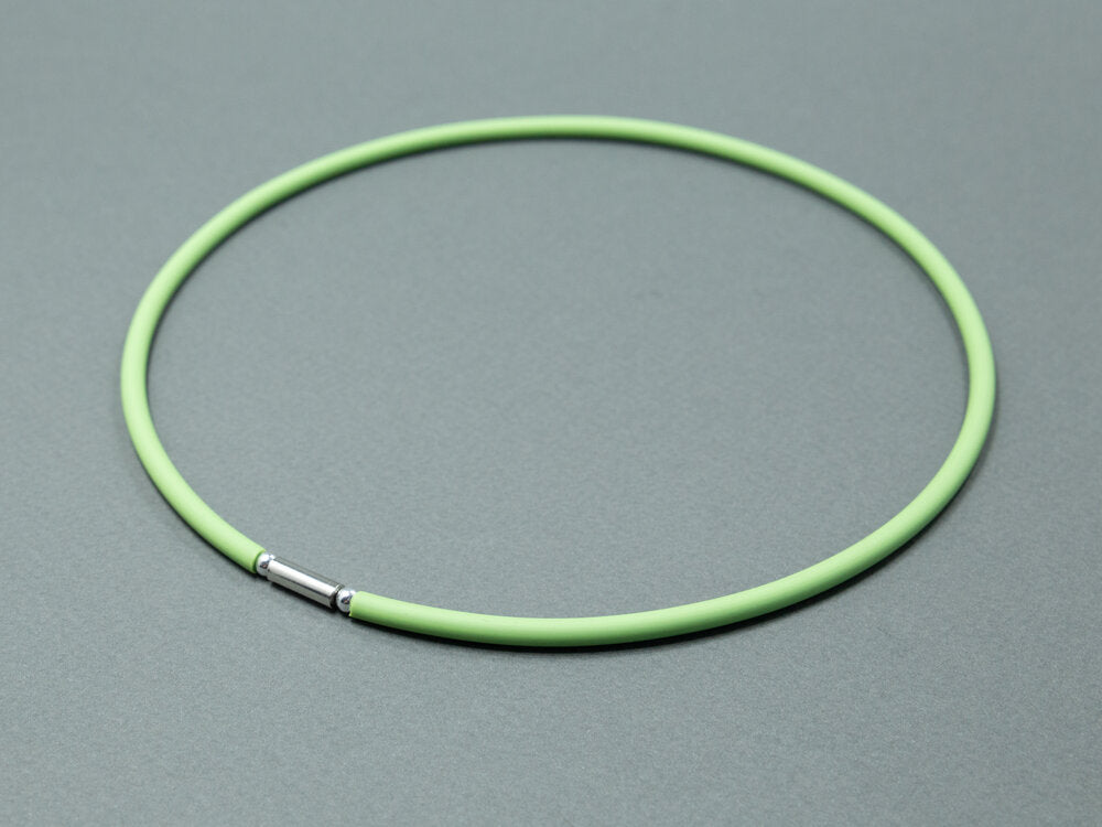 Mint Green Caoutchouc Collar
