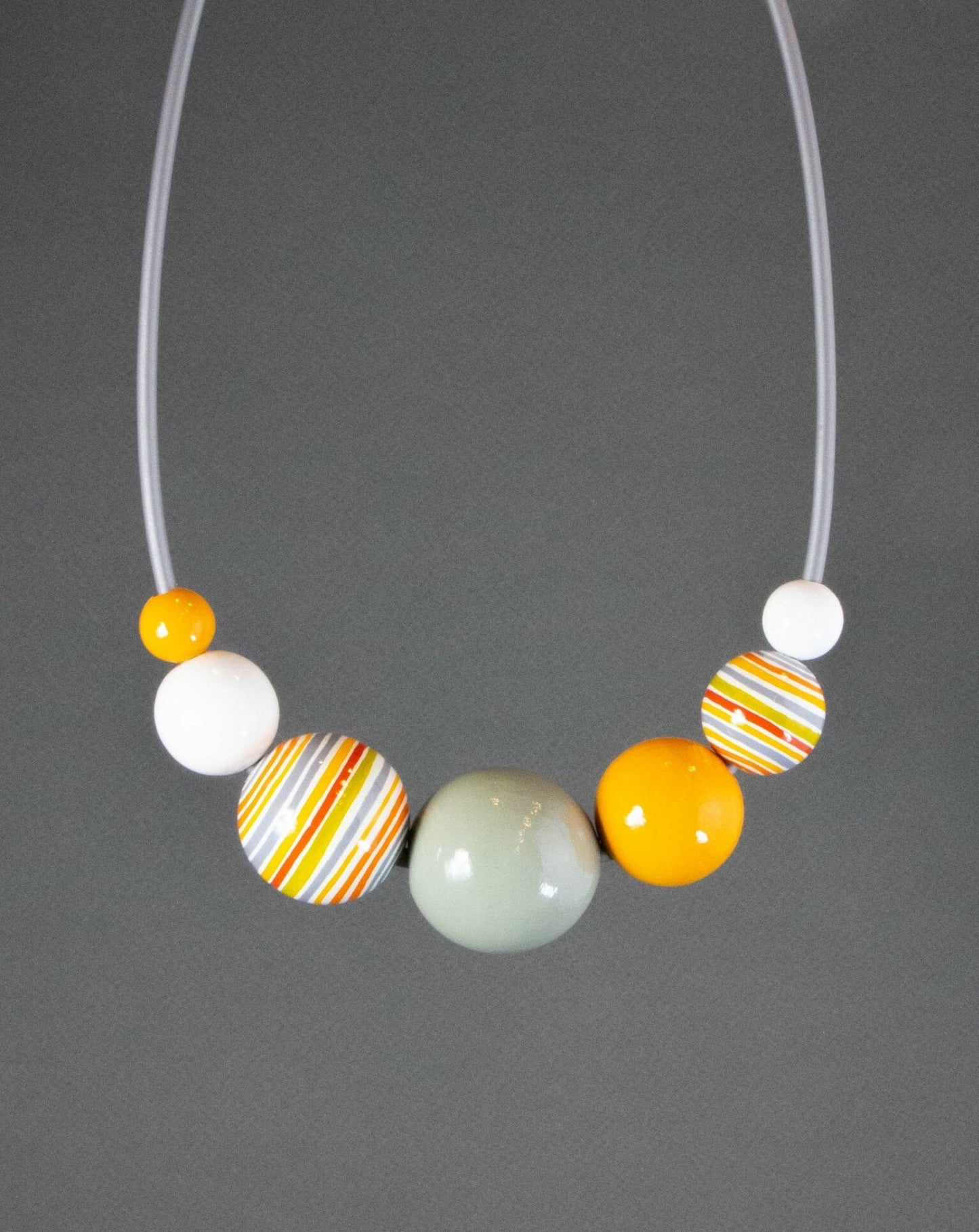 Summer Breeze Wooden Bead Necklace