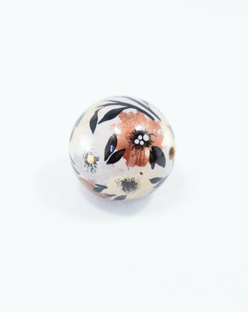 Twilight Garden Wooden Bead