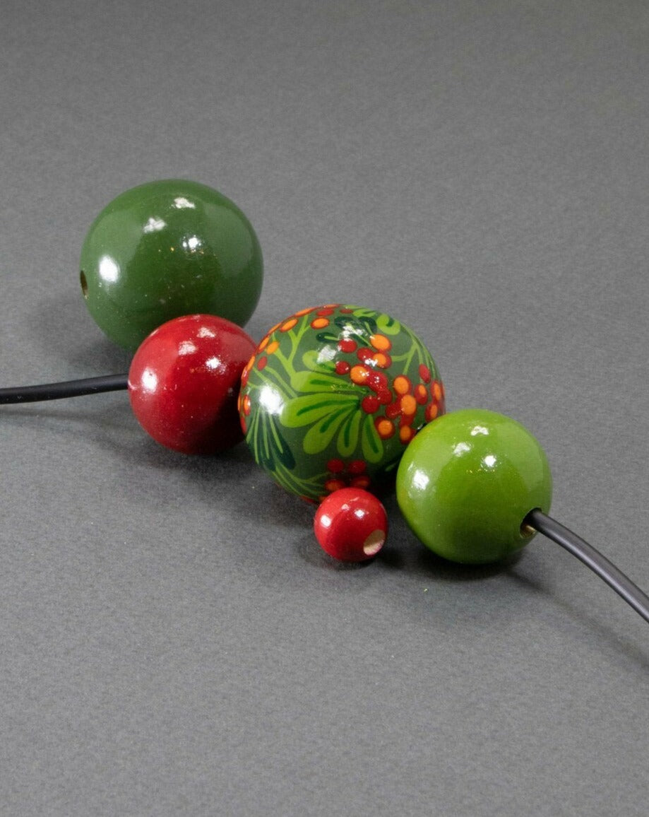 Viburnum Wooden Beads Set