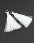 White Silk Tassel