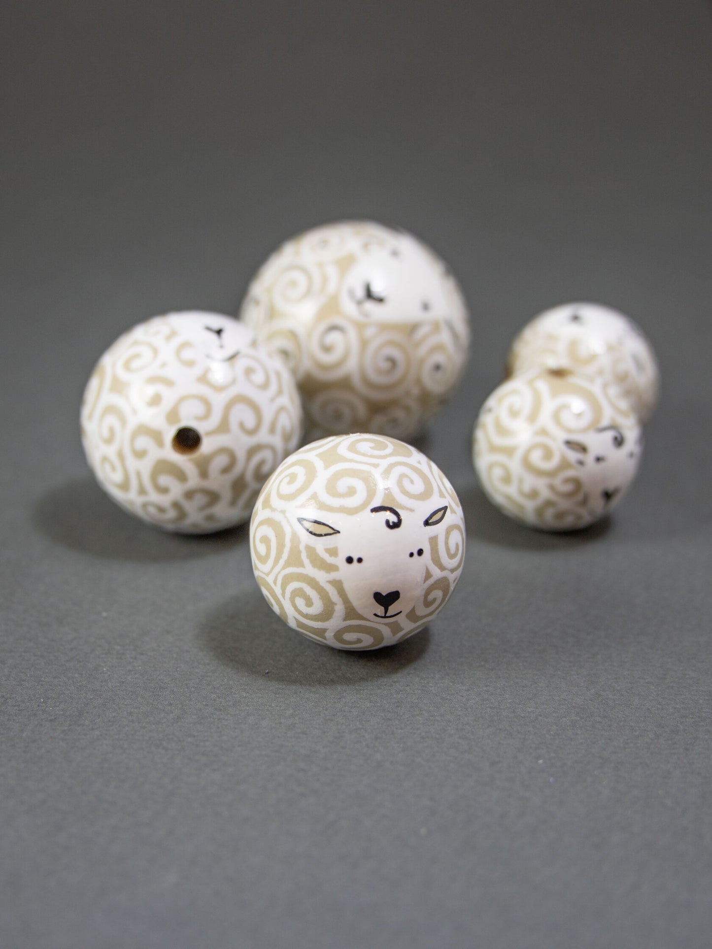 Dolly Sheep Wooden Bead