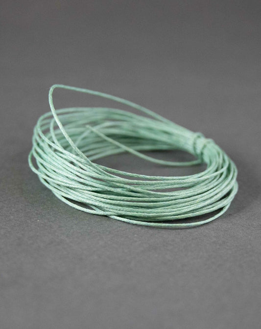 Waxed Cotton Cord in Mint