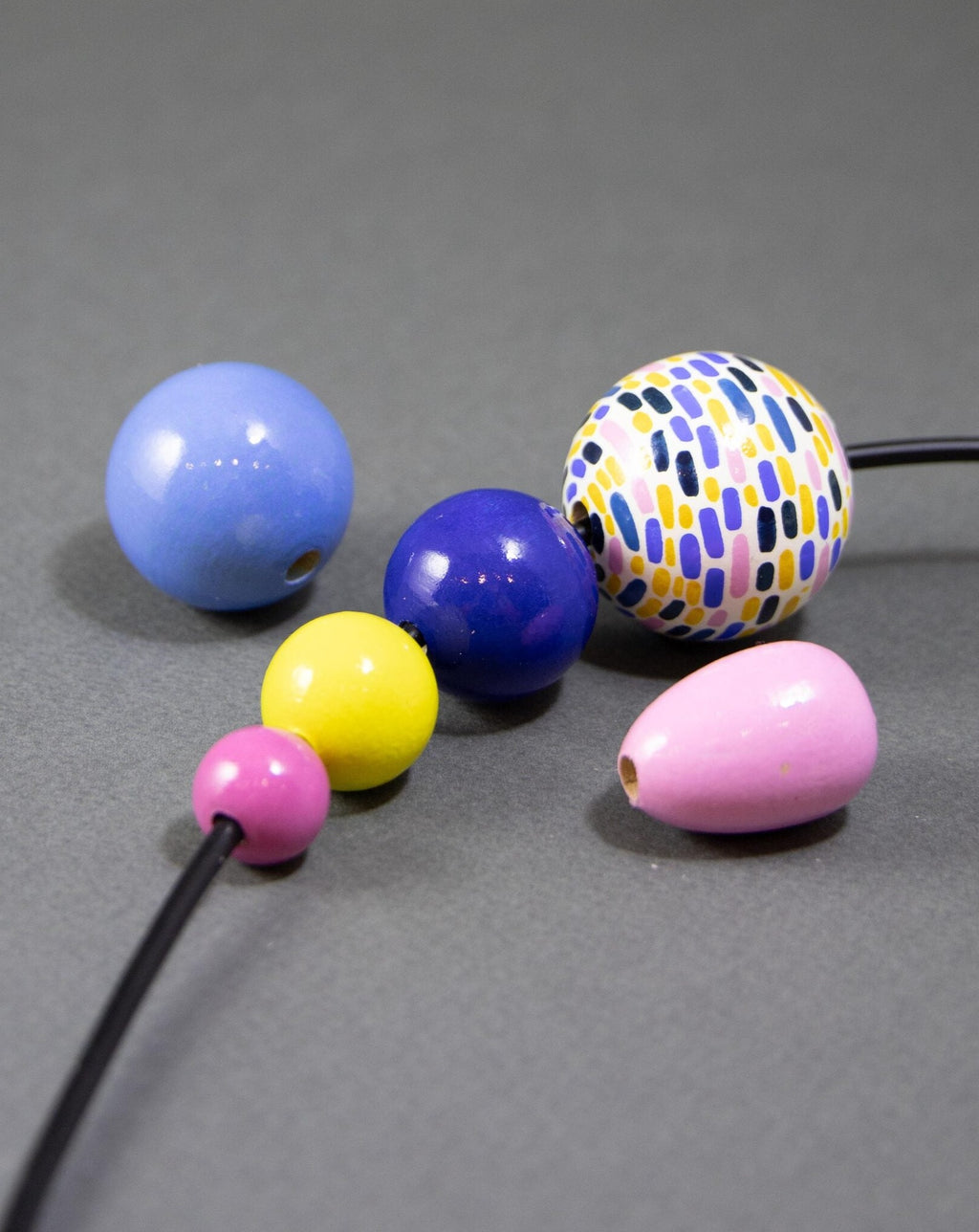 Dino Wooden Beads Set