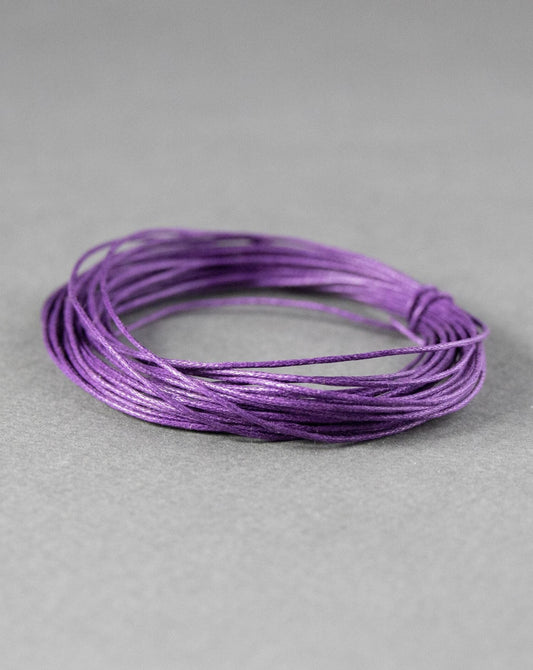 Waxed Cotton Cord in Violet 2