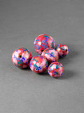 Red Garden Wooden Beads