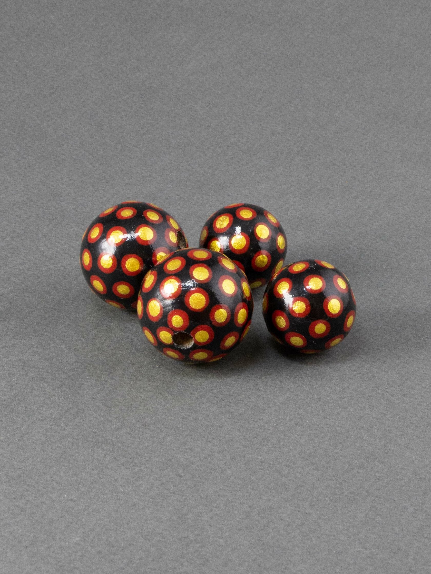 Night Carnival Wooden Bead