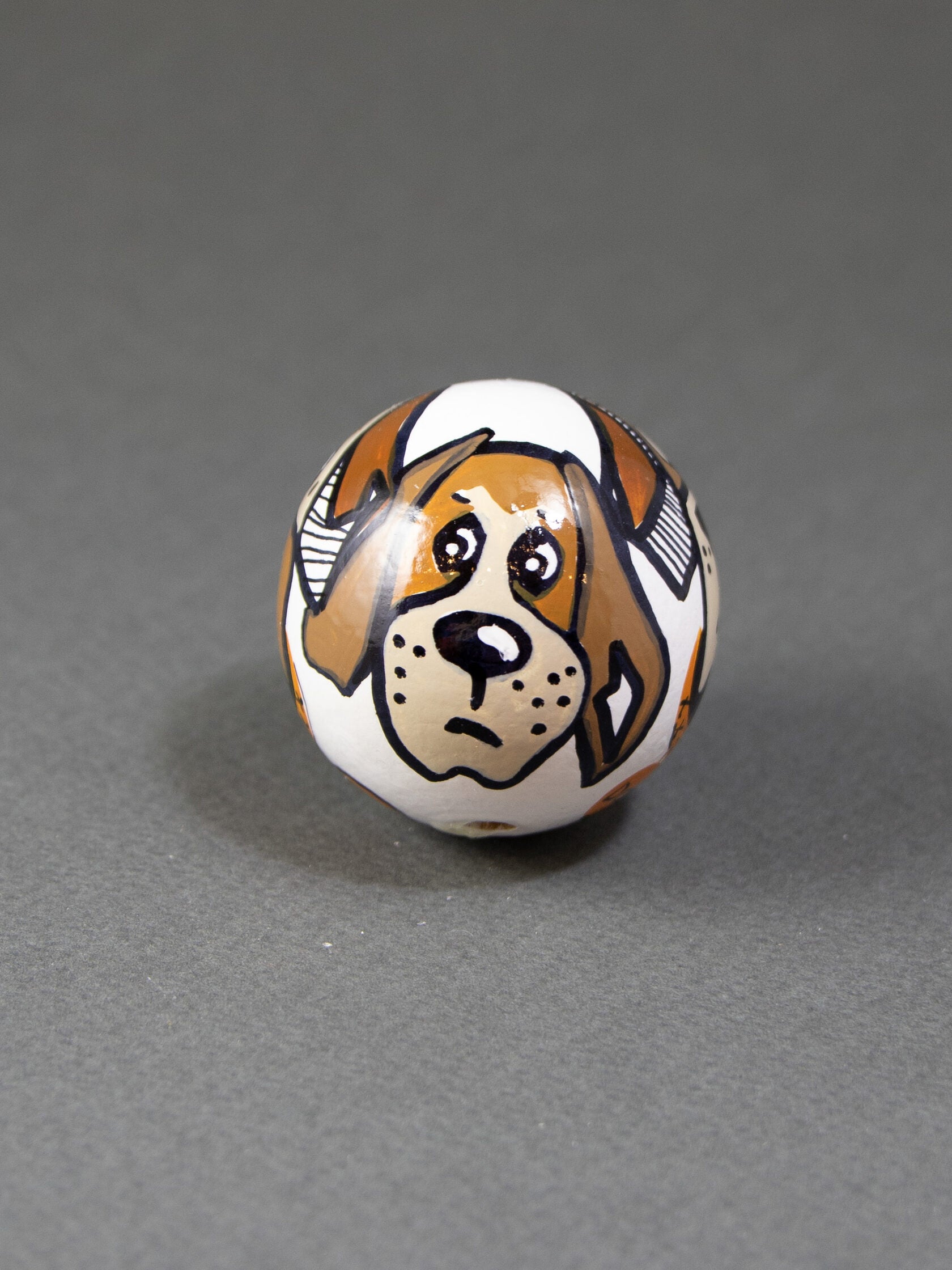 Great Dane Dog Wooden Bead