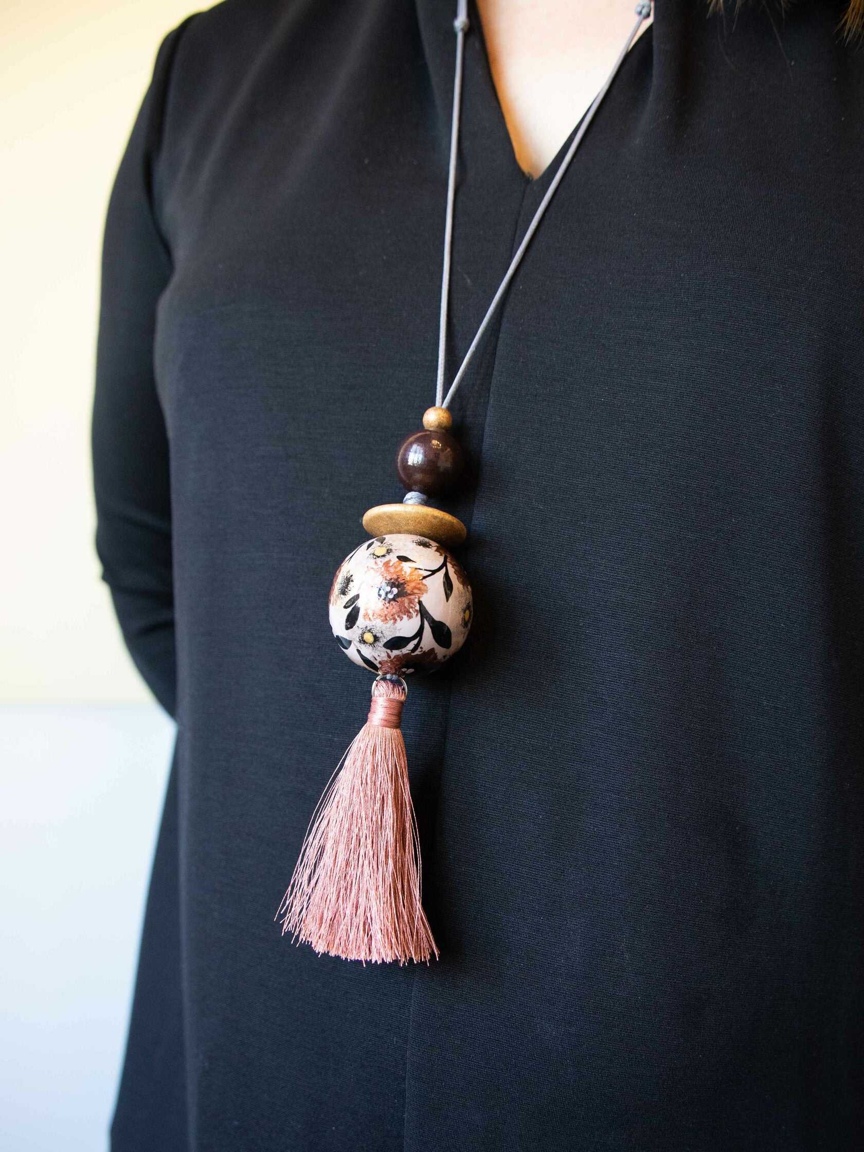 Julia Beaded Pendant