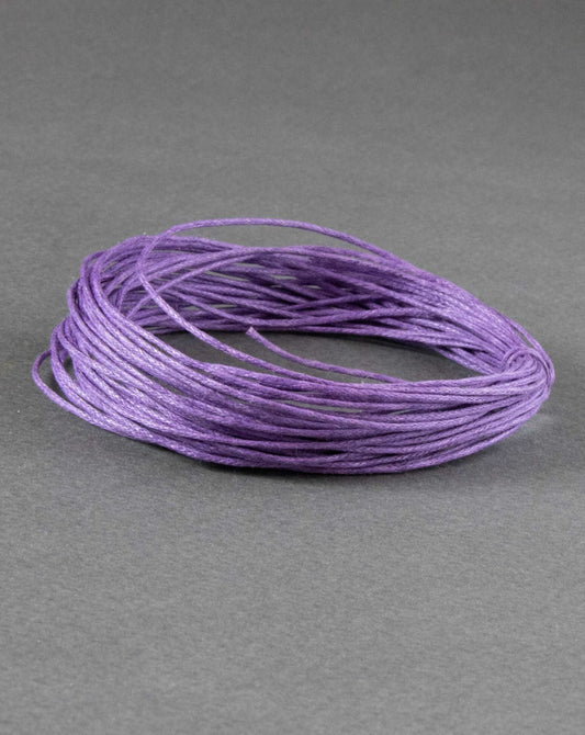 Waxed Cotton Cord in Violet
