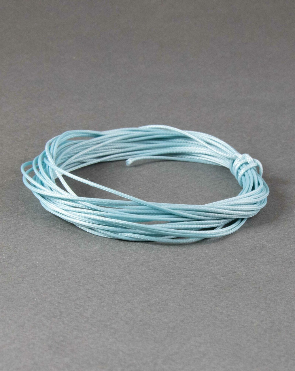 Waxed Polyester Cord in Light Blue