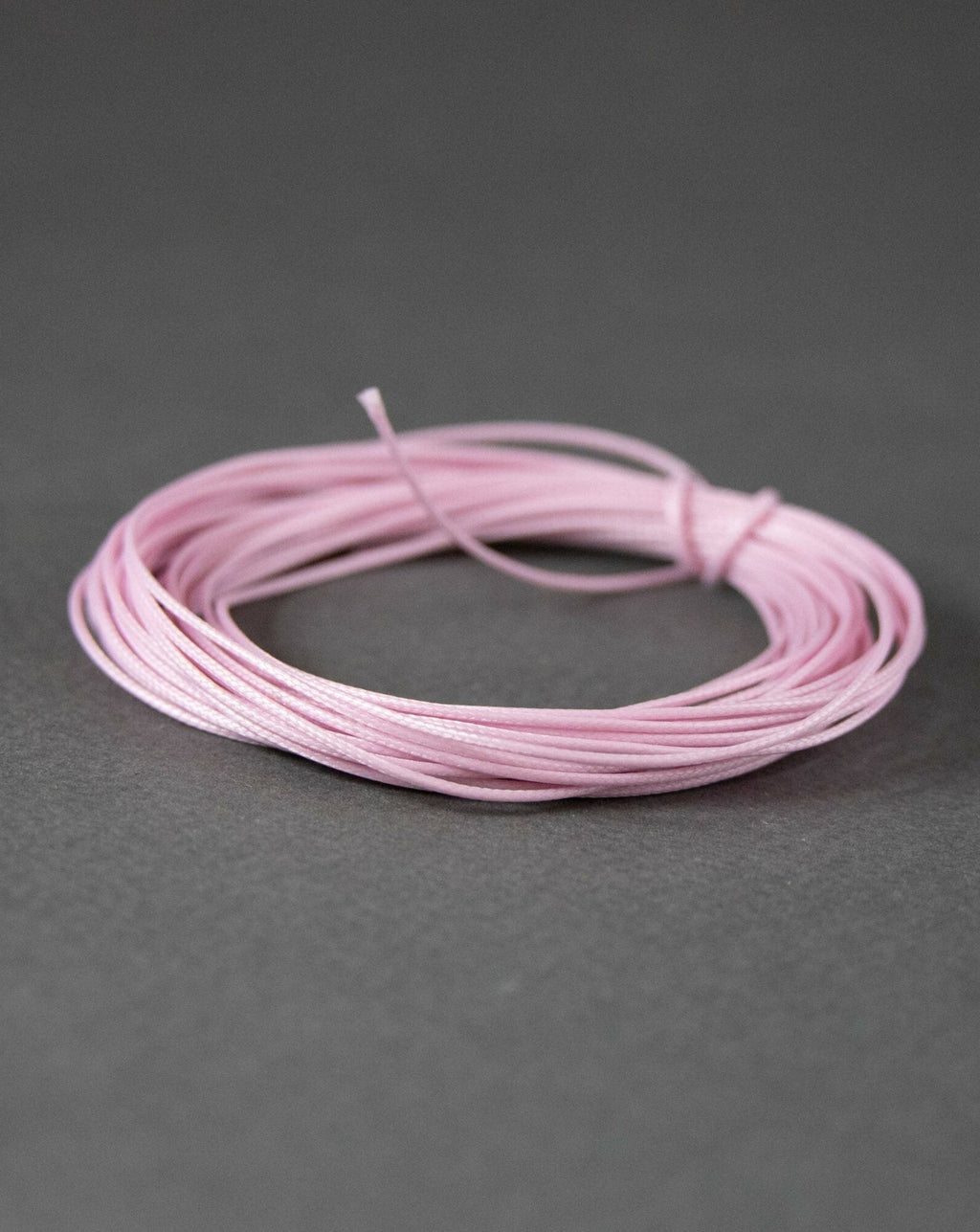 Waxed Polyester Cord in Light Pink