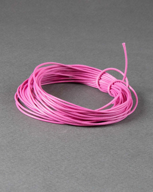 Waxed Polyester Cord in Dark Pink