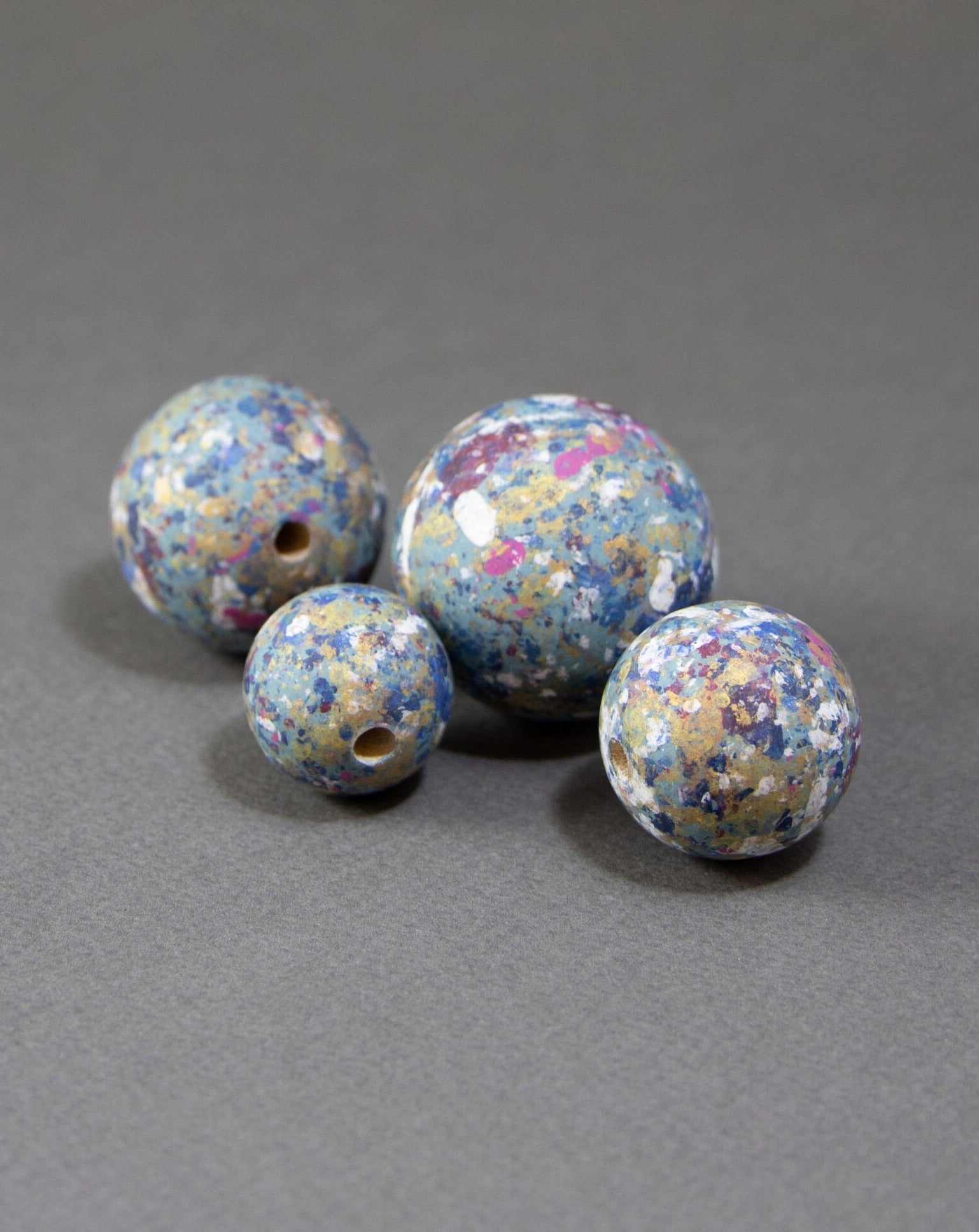 Splash Wooden Beads