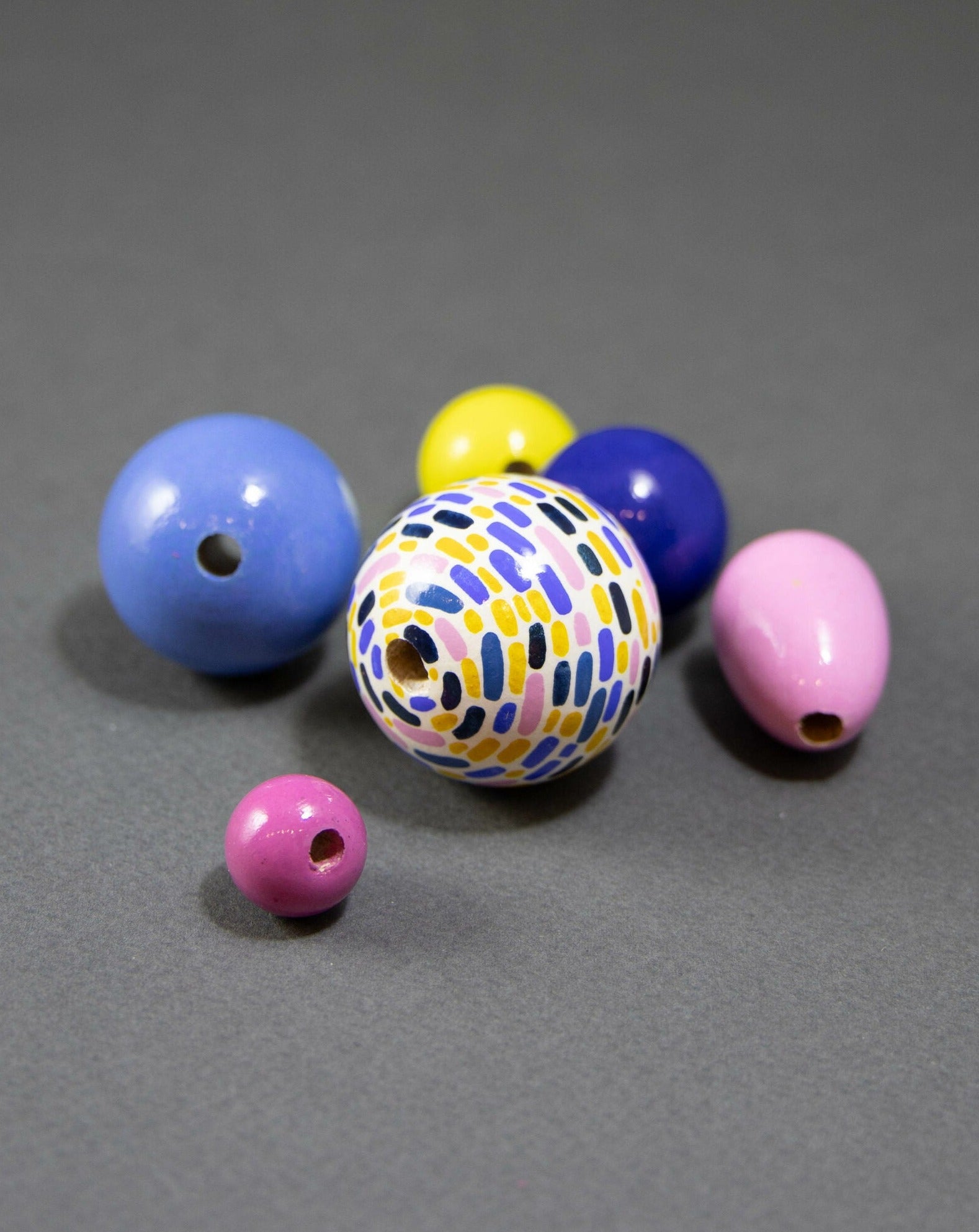 Dino Wooden Beads Set