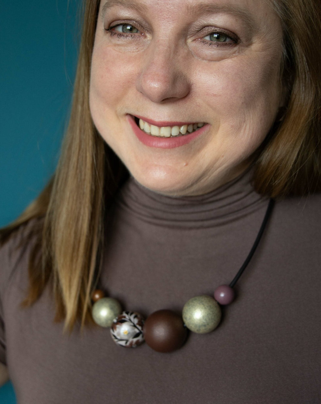 Twilight Garden Wooden Necklace 2